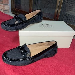 Women’s Black Coach loafers